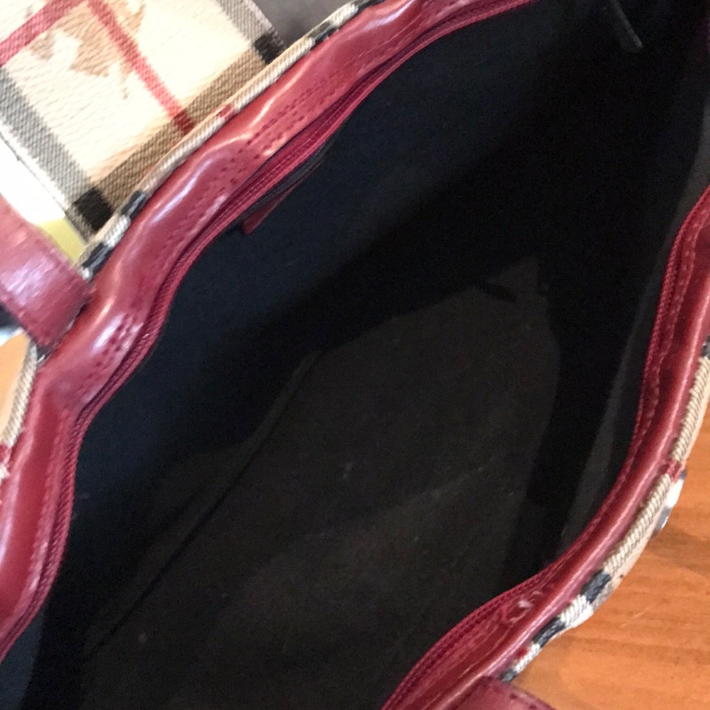 Burberry haymarket handbag. - Picture 4 of 6